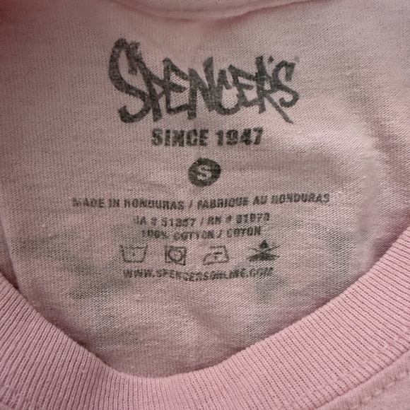 Spencer’s Wish You Were Here Graphic LS Pink Regular - Picture 5 of 8